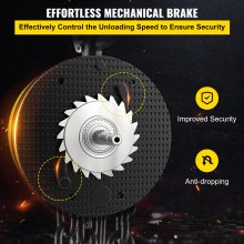 VEVOR Hand Chain Hoist, 2200 lbs /1 Ton Capacity Chain Block, 15ft/4.5m Lift Manual Hand Chain Block, Manual Hoist with Industrial-Grade Steel Construction for Lifting Good in Transport & Workshop, Ye