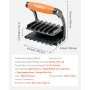 VEVOR Plywood Carrier, 200 lbs Single Clamp Capacity, Adjustable Drywall Carrying Tool for 0-1 Inches Thickness Boards, Plywood Carrier with Non-Slip Grips for Plastic Boards, Plywood, Drywall