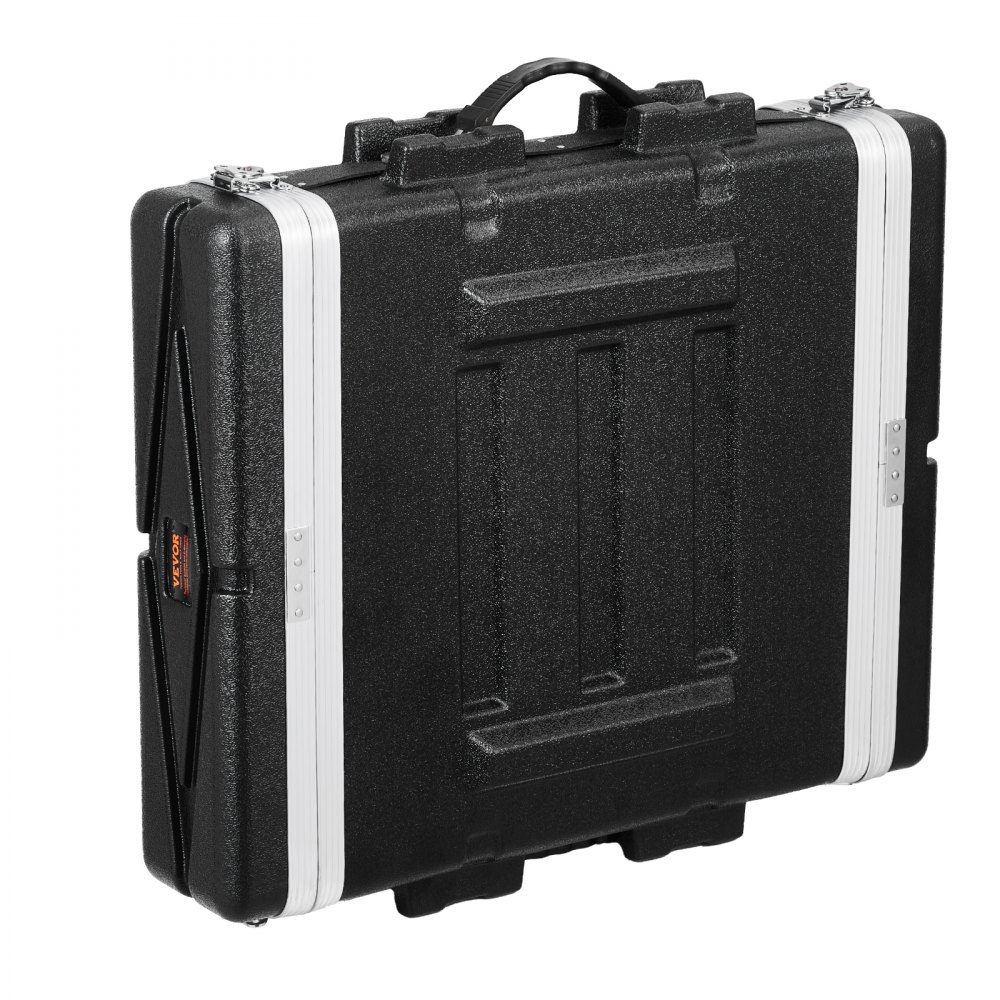 VEVOR 2U Rack Case Server Rack Cabinet 480mm / 19 in Depth with ABS Construction Handle