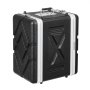 VEVOR 6U Rack Case szerver rack szekrény 317,5 mm / 12,5 hüvelyk mélységgel ABS fogantyúval