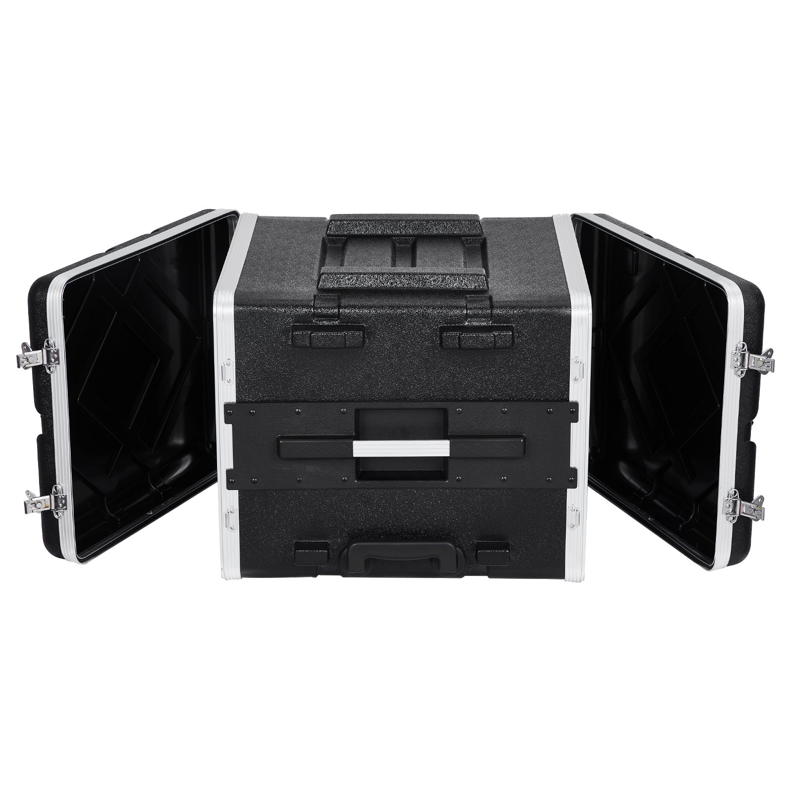 VEVOR 8U Rack Case Server Rack Cabinet 19 in Depth with ABS Construction Handle