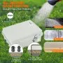 VEVOR Outdoor Electrical Junction Box, 300 x 200 x 180 mm, ABS Plastic Electrical Enclosure Box with Hinged Cover Stainless Steel Latch, IP67 Dustproof Waterproof for Outdoor Electrical Projects