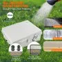 VEVOR Outdoor Electrical Junction Box, 350 x 250 x 150 mm, ABS Plastic Electrical Enclosure Box with Hinged Cover Stainless Steel Latch, IP67 Dustproof Waterproof for Outdoor Electrical Projects