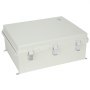 VEVOR Outdoor Electrical Junction Box, 530 x 430 x 200 mm, ABS Plastic Electrical Enclosure Box with Hinged Cover Stainless Steel Latch, IP67 Dustproof Waterproof for Outdoor Electrical Projects