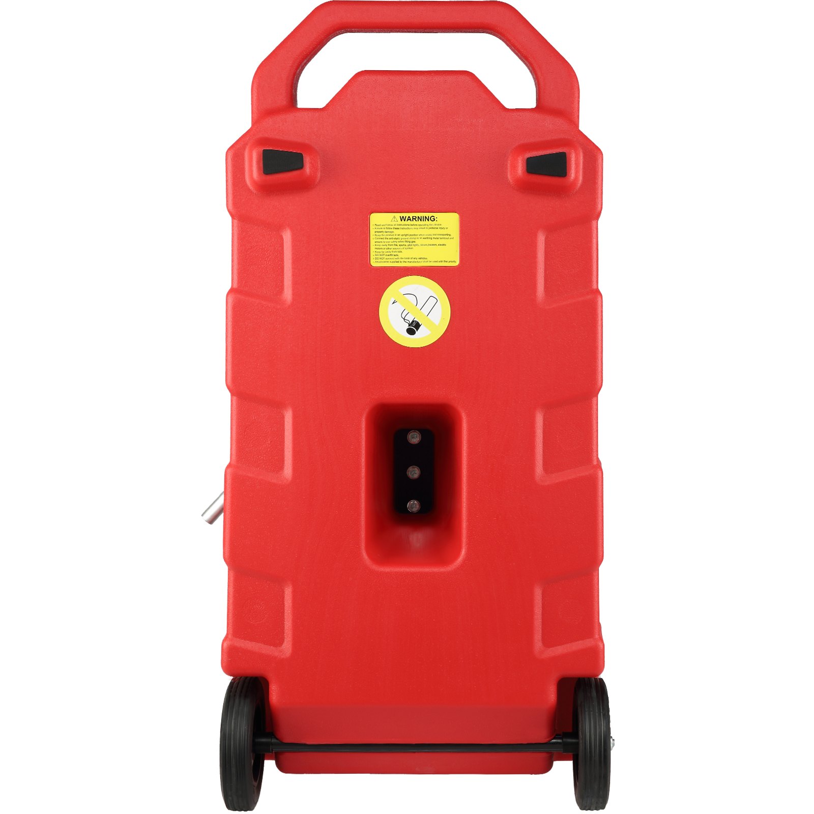 VEVOR 16 Gallon Fuel Caddy, 7.8 L/min, Portable Gas Storage Tank Container with Hand Pump Rubber Wheels, Fuel Transfer Storage Tank for Gasoline Diesel Machine Oil Car Mowers Tractor Boat Motorcycle