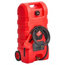 Both diesel and gasoline can be used！VEVOR Fuel Caddy 15 Gallon Portable Fuel Tank with Gravity & Hand Pump Modes