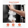 Suction Cup Soap Dish with Double Layer Holder with Drain Tray for Shower