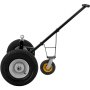 VEVOR Adjustable Trailer Dolly, 1000 Lbs Capacity Trailer Mover Dolly, 15.7" to 23.6" Adjustable Height, Manual Trailer Mover with 16" Wheels, Heavy-Duty Tow Dolly for Car, RV, Boat
