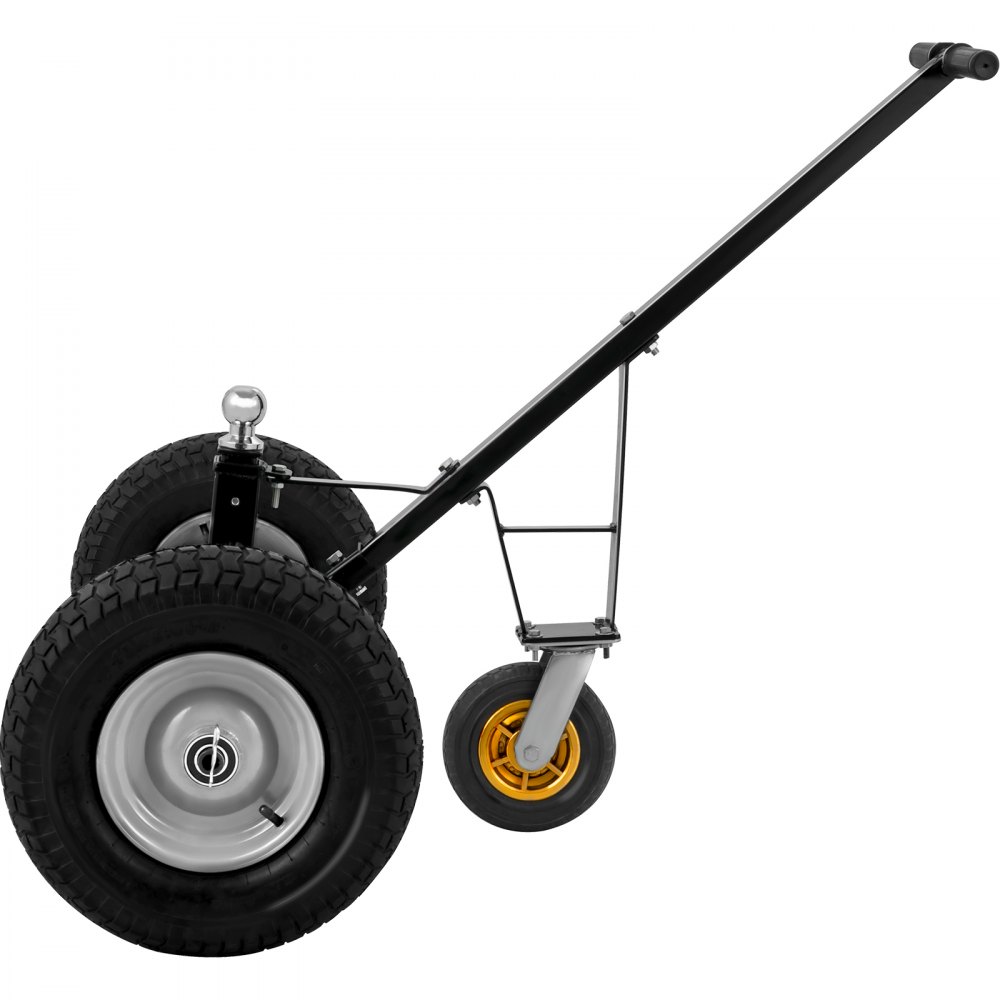 VEVOR Adjustable Trailer Dolly, 800 Lbs Capacity Trailer Mover Dolly, 15.7" -23.6" Adjustable Height, 2" Ball Trailer Mover with 16" Wheels, Heavy-Duty Tow Dolly for Car, RV, Boat