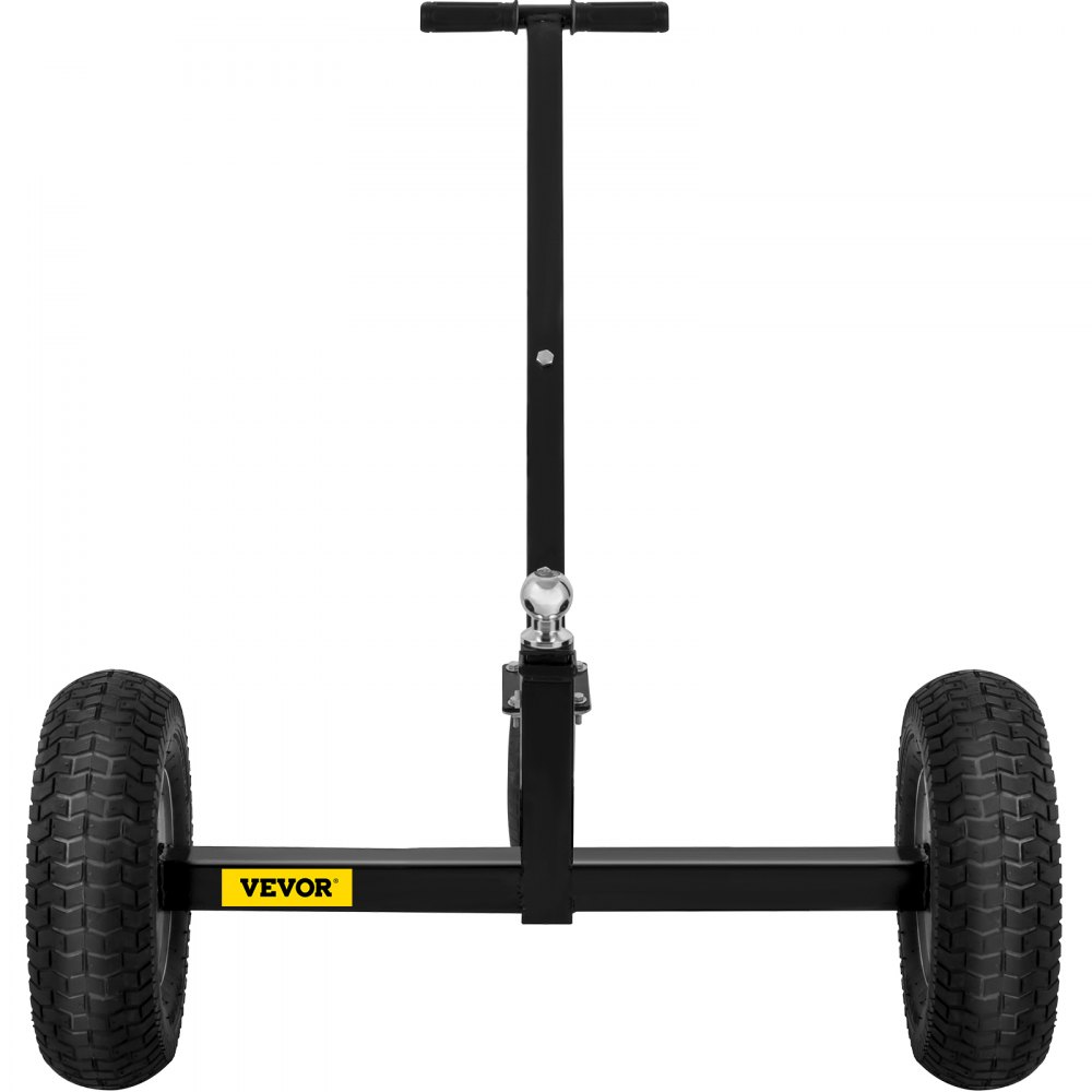 VEVOR Adjustable Trailer Dolly, 800 Lbs Capacity Trailer Mover Dolly, 15.7" -23.6" Adjustable Height, 2" Ball Trailer Mover with 16" Wheels, Heavy-Duty Tow Dolly for Car, RV, Boat