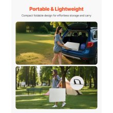 6 Ft Plastic Folding Table Portable Picnic Utility Table Handle Indoor Outdoor