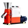 VEVOR Feed Pellet Mill Machine, 4 mm Animal Feed Pellet Making Machine, 3KW 240V Animal Food Granulator Mill Machines with 3 Pressure Rollers & 4 Wheels, Ideal for Poultry, Livestock, Farm Animals