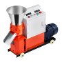 VEVOR Feed Pellet Mill Machine, 4 mm Animal Feed Pellet Making Machine, 3KW 240V Animal Food Granulator Mill Machines with 3 Pressure Rollers & 4 Wheels, Ideal for Poultry, Livestock, Farm Animals