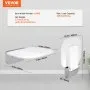 VEVOR Urea-formaldehyde Folding Shower Seat, 13.6'' x 12.8'' Unfolded, Wall Mounted Fold Up Shower Bench with 450 lbs Load Capacity, Space Saving Fold Down Shower Chair for Seniors Children Adults