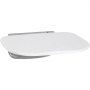 VEVOR Folding Shower Seat 13.6"/34.5 cm x 12.8"/32.5 cm Wall Mounted Shower Bench 450 lbs/204.1 kg