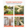 VEVOR Shallow Well Jet Pump, 800W, 230V 3300 L/H Maximum Flow Rate, PP Garden Well Jet Pump with 8 m Suction Height, Thermal Protection, European Voltage Standards, for Garden Irrigation Lawn Watering