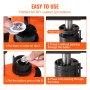 VEVOR Button Maker Machine, 0.98 inch/25mm Pin Maker, Installation-Free Badge Punch Press Kit, Children DIY Gifts Button Making Supplies with 500pcs Button Parts, Circle Cutter, Magic Book