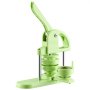 VEVOR Button Maker Machine 1.25"/2.25"(32/58 mm) Plastic Pin Maker Green, with 200pcs Button Parts, Circle Cutter and Magic Book, Ergonomic Handle, for DIY Badges, Pins, Fridge Magnets and Key Chains