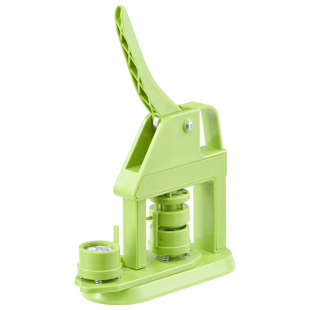 VEVOR Button Maker Machine, 32 mm, Plastic Pin Maker with 500pcs Button Parts, Mr. Panda Magic Book, Circle Cutter and Hex Wrenches, Reinforced Ergonomic Handle, for DIY Badges, Personalized Pins