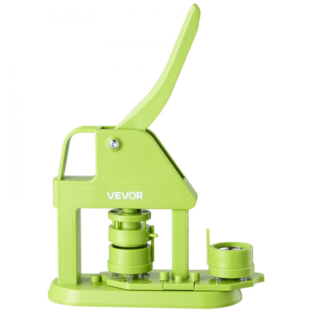 VEVOR Button Maker Machine, 32 mm, Plastic Pin Maker with 500pcs Button Parts, Mr. Panda Magic Book, Circle Cutter and Hex Wrenches, Reinforced Ergonomic Handle, for DIY Badges, Personalized Pins