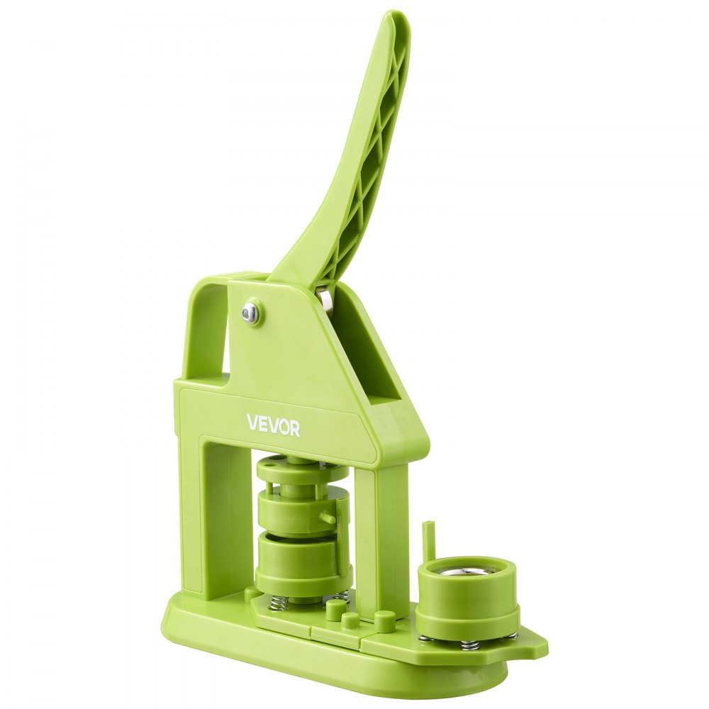 VEVOR Button Maker Machine, 32 mm, Plastic Pin Maker with 500pcs Button Parts, Mr. Panda Magic Book, Circle Cutter and Hex Wrenches, Reinforced Ergonomic Handle, for DIY Badges, Personalized Pins