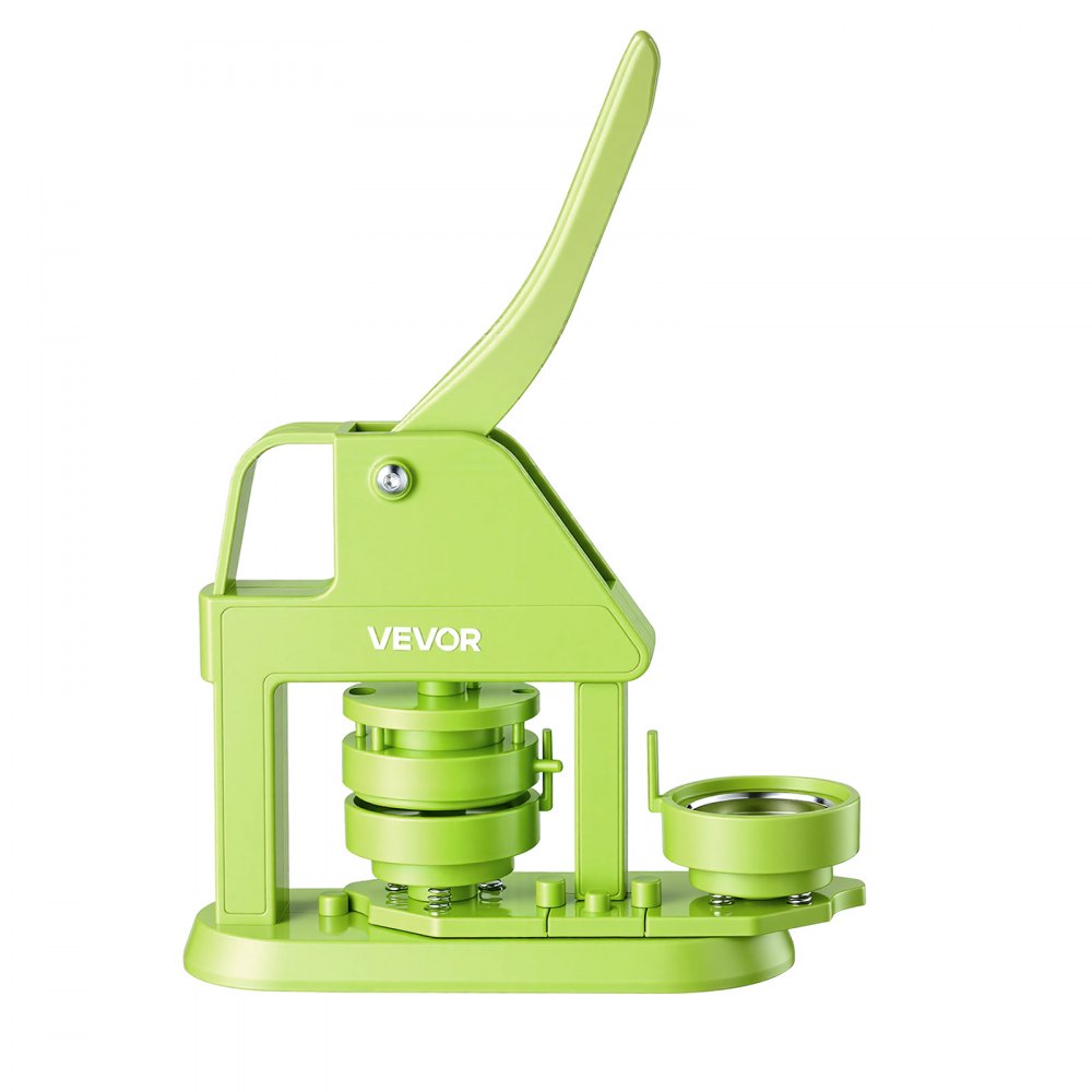 VEVOR Button Maker Machine, 58 mm, Plastic Pin Maker with 100pcs Button Parts, Mr. Panda Magic Book, Circle Cutter and Hex Wrenches, Reinforced Ergonomic Handle, for DIY Badges, Personalized Pins