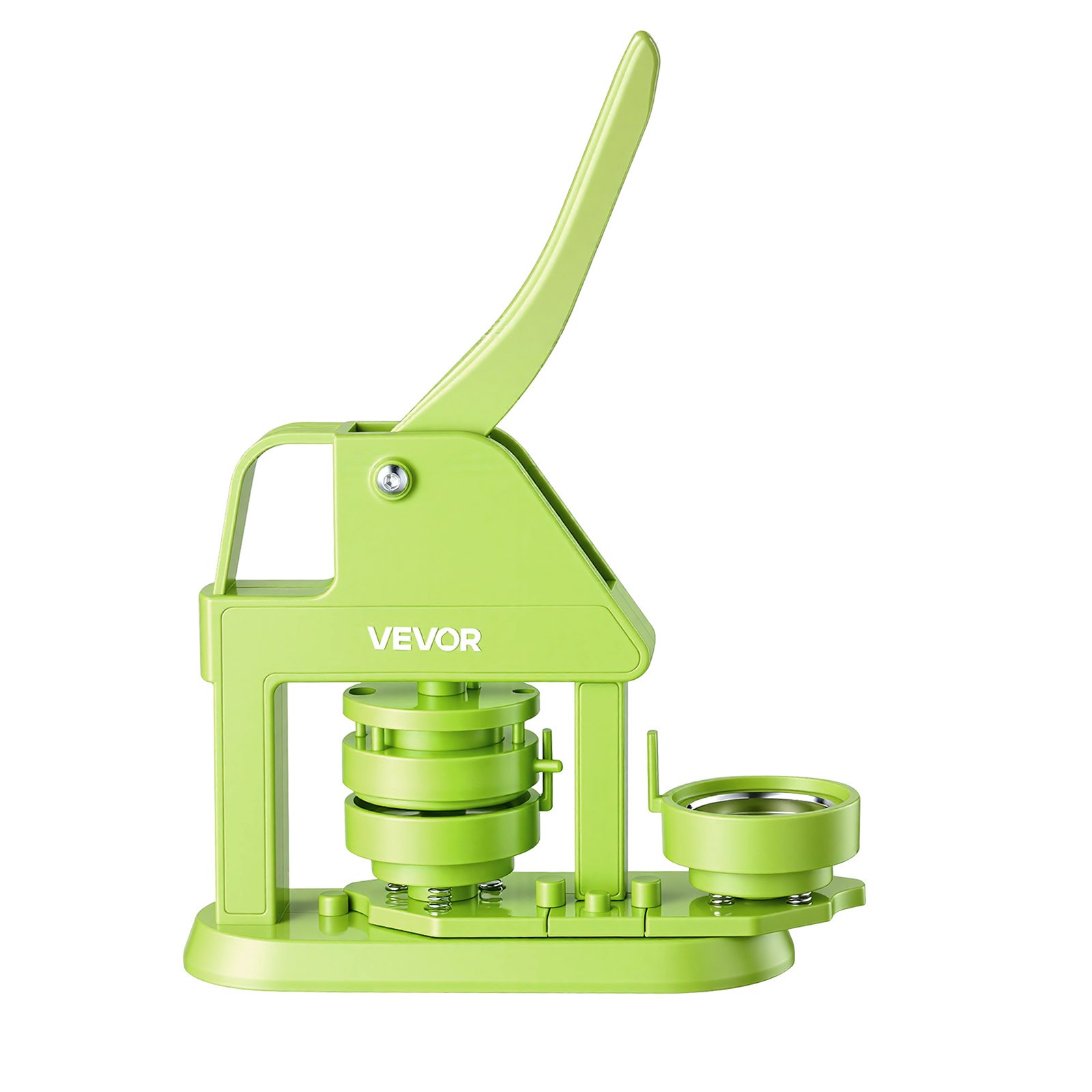 VEVOR Button Maker Machine, 58 mm, Plastic Pin Maker with 100pcs Button Parts, Mr. Panda Magic Book, Circle Cutter and Hex Wrenches, Reinforced Ergonomic Handle, for DIY Badges, Personalized Pins