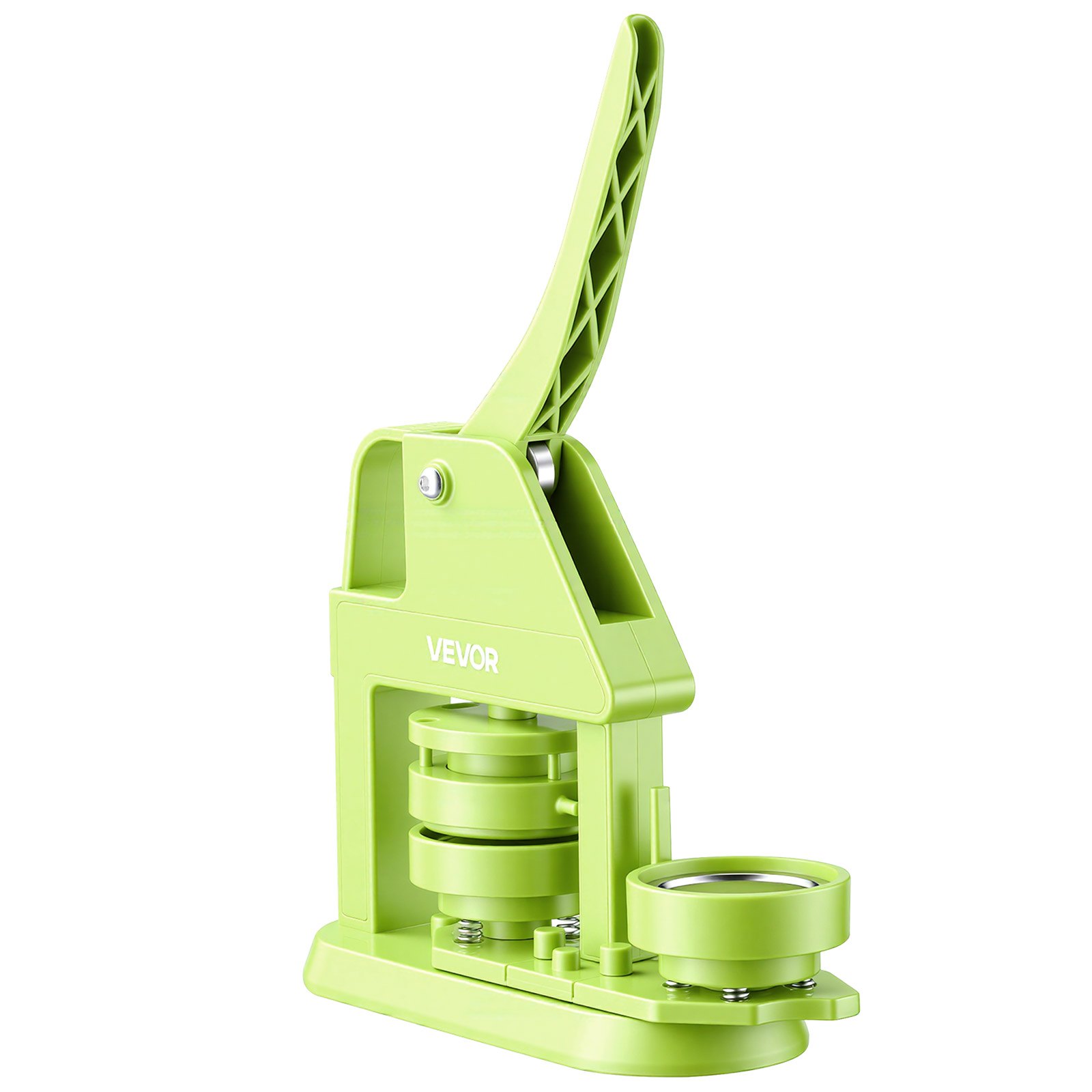 VEVOR Button Maker Machine, 58 mm, Plastic Pin Maker with 100pcs Button Parts, Mr. Panda Magic Book, Circle Cutter and Hex Wrenches, Reinforced Ergonomic Handle, for DIY Badges, Personalized Pins