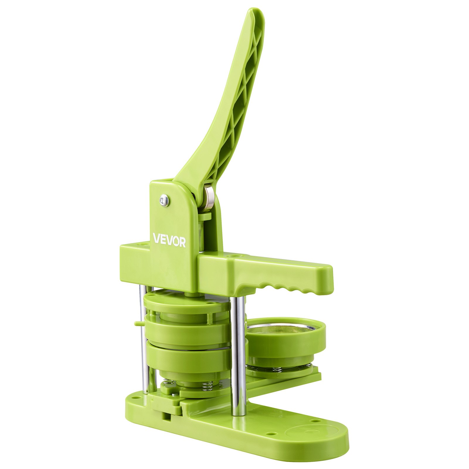 VEVOR Button Maker Machine, 75 mm, Plastic Pin Maker with 100pcs Button Parts, Mr. Panda Magic Book, Circle Cutter and Hex Wrenches, Reinforced Ergonomic Handle, for DIY Badges, Personalized Pins