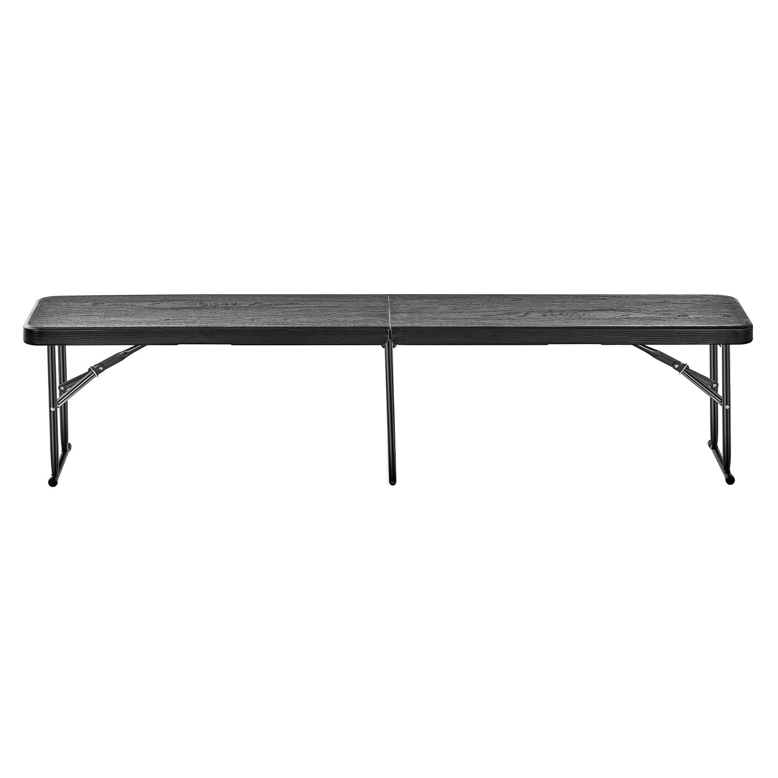 VEVOR 6FT Plastic Folding Bench Portable Outdoor Bench for Picnic Camping Garden