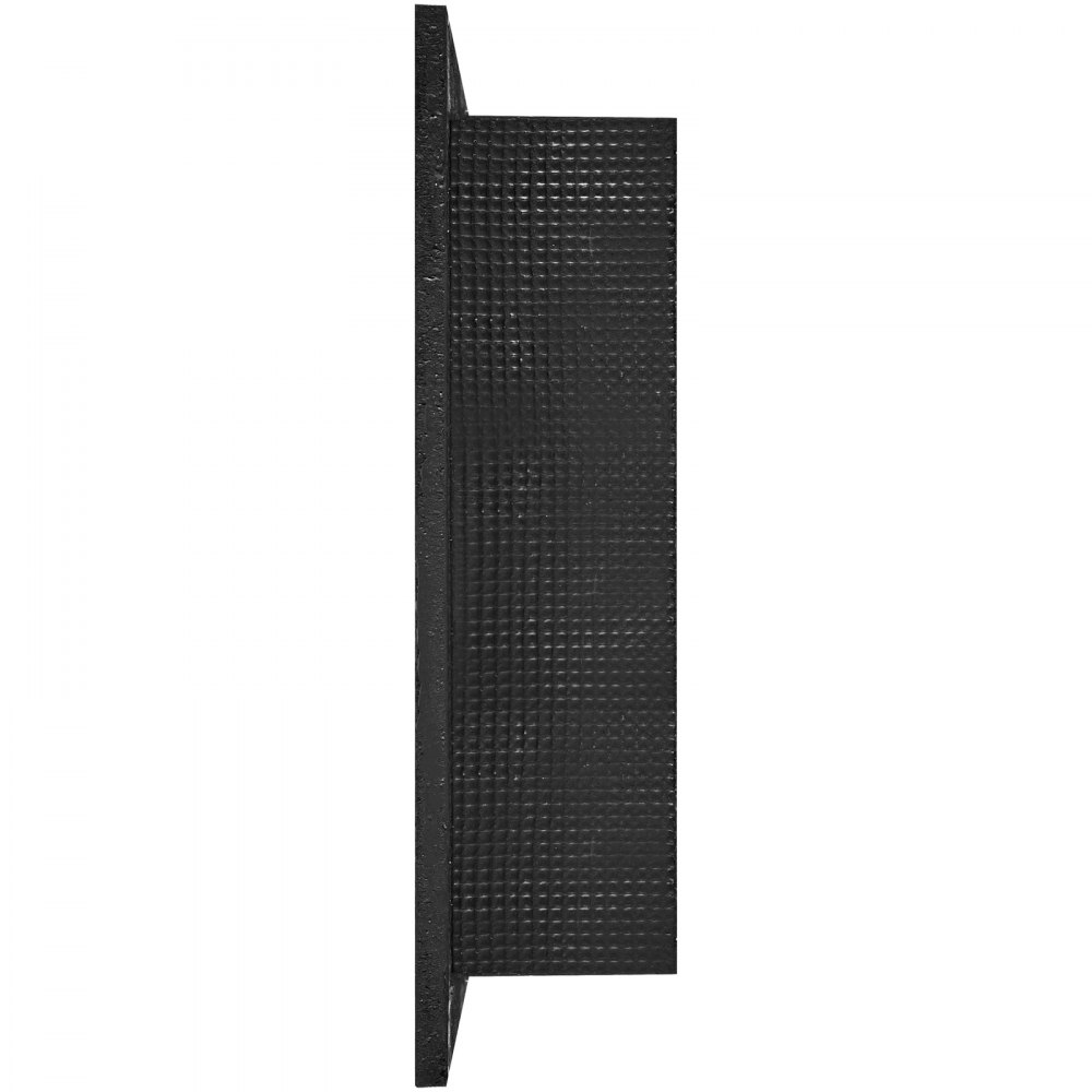 VEVOR Shower Niche Ready for Tile 40.64 x 40.64 cm, Single Shelf Organizer, Square Corners Wall-inserted Niche Recessed, Sealed Protection Modern Soap Storage Niche for Shower Bathroom, Black
