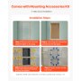 VEVOR Shower Niche 40.6 x 50.8 x 10.2 cm Recessed Wall Divider Shelf Bathroom