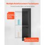 VEVOR Shower Niche 40.6 x 81.3 + 40.6 x 81.3 cm Recessed Wall Shelf Bathroom