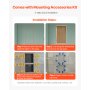 VEVOR Shower Niche 40.6 x 61+40.6 x 61 cm Recessed Wall Organizer Bathroom