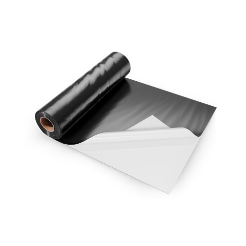 VEVOR 6Mil Plastic Sheeting Roll 10 x 100 FT Heavy Duty Film Black & White
