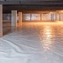 VEVOR 0.25 mm Plastic Sheeting 1.83 x 15.24 m Heavy Duty Polyethylene Roll, Thick Drop Cloth Painters Tarp, Polyethylene Covering for Crawl Space Vapor Barrier, Weed Control, Garden, Black & White