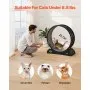 VEVOR Cat Exercise Wheel 31.5 in Large Indoor Cat Running Wheel Treadmill Black