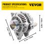 Alternator for Mitsubishi Pajero NM NP NL Challenger PA Triton MK V6 3.0L 3.5L