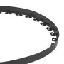 Borde de jardín VEVOR de plástico de 30,5 m x 3,8 cm con 120 estacas, sin necesidad de excavar, rollo flexible para césped, resistente a los rayos UV, ideal para caminos, parterres y adoquines de jardín.