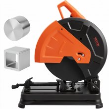 VEVOR Abrasive Chop Saw, 14"/355mm Blade Diameter Cut Off Saw, 2300W 3600RPM Steel Cutting Machine, 0-45° Adjustable Angle Miter Saw for Cutting Metal Cutting Chop Saw for Steel/Rebar/Iron/Aluminum