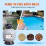VEVOR Sand Filter, 22-inch, Up to 55 GPM Flow Rate, Above Inground Swimming Pool Sand Filter System with 7-Way Multi-Port Valve, Filter, Backwash, Rinse, Recirculate, Waste, Winter, Closed Functions