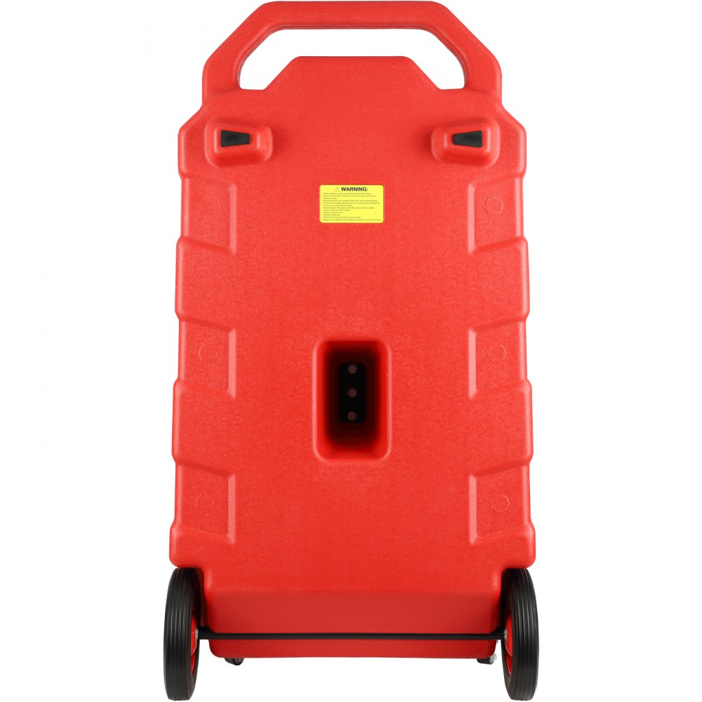 VEVOR Fuel Caddy, 32 Gallon, Portable Fuel Storage Tank On-Wheels, with 12V DC 140 W Transfer Pump (for Diesel Only), Diesel Fuel Container with 13 Ft Hose, Flow Rate 40L/min, for Trucks, Boats