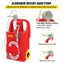 VEVOR Fuel Caddy 25 Gallon Portable Gas Diesel Tank On-Wheels with Manual Pump
