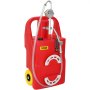 VEVOR Fuel Caddy 25 Gallon Portable Gas Diesel Tank On-Wheels with Manual Pump