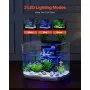 3.5 Gallon Fish Tank Aquarium Smart Arch Clear GPPS 3 Color Self Cleaning