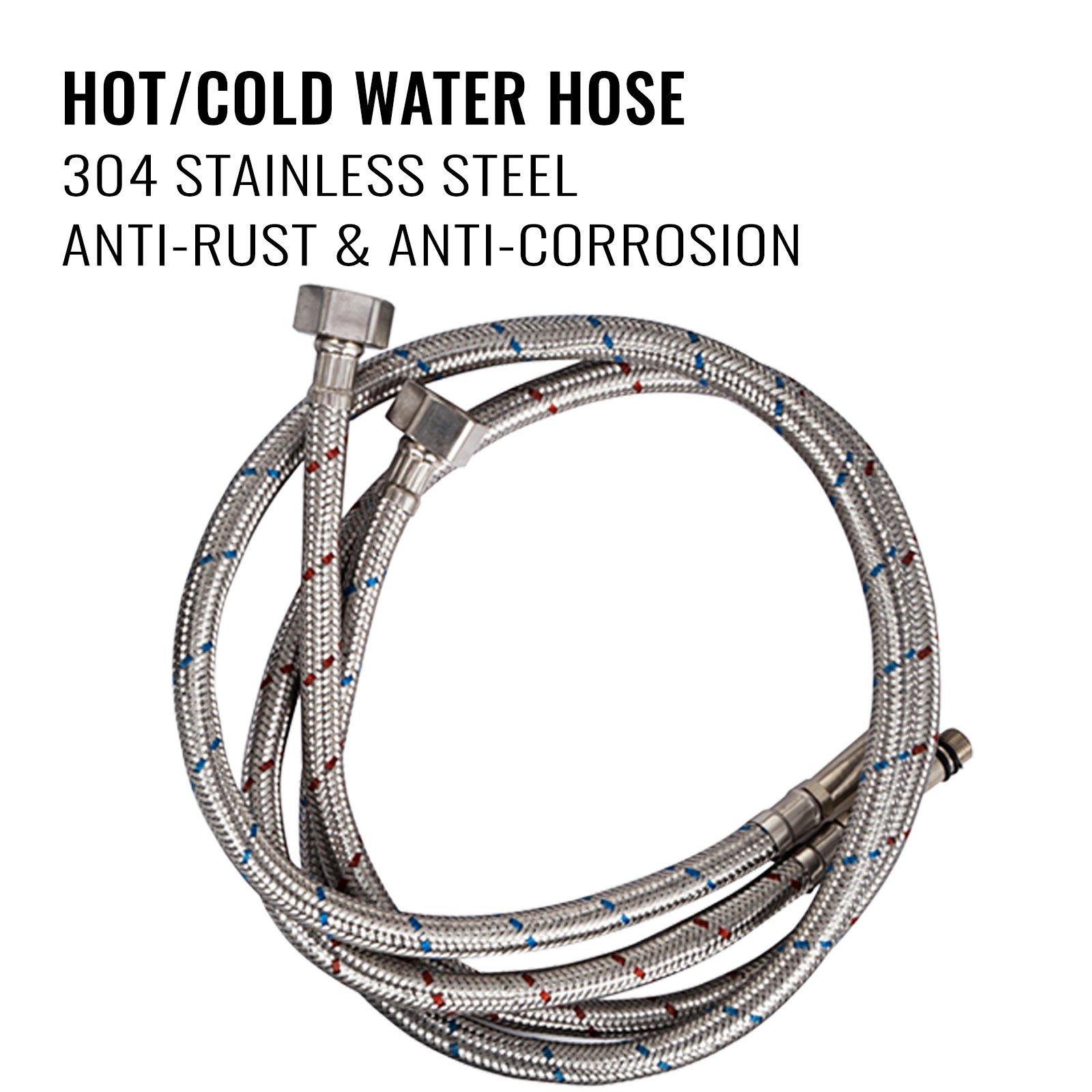 VEVOR Bath Taps 46 Inch Bath Tap Brass Chrome Plated Free Standing Bathtub Shower Mixer Taps Floor Mounted Tub Filler Shower Faucets with Hand Sprayer Single Handle