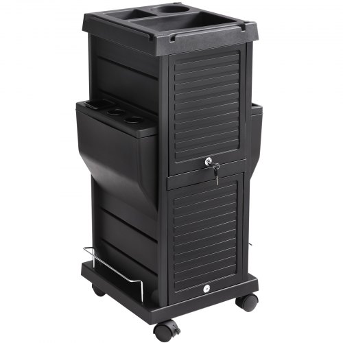 VEVOR Ultimate Salon Trolley Cart, Lockable Beauty Salon Cart for