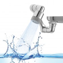 Universal 1080° Swivel Extension Faucet Aerator Rotate Robotic Arm Splash Filter