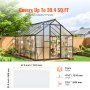 5 Pack Polycarbonate Greenhouse Panels 2' X 4' X 0.32'' Roof Sheets