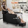 VEVOR Shampoo Backwash Chair Salon & Spa Hårvaskestasjon med bred fotstøtte